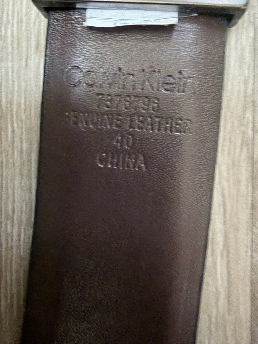 Calvin Klein Men's Reversible Black and Brown Leather Belt with Metal Buckle